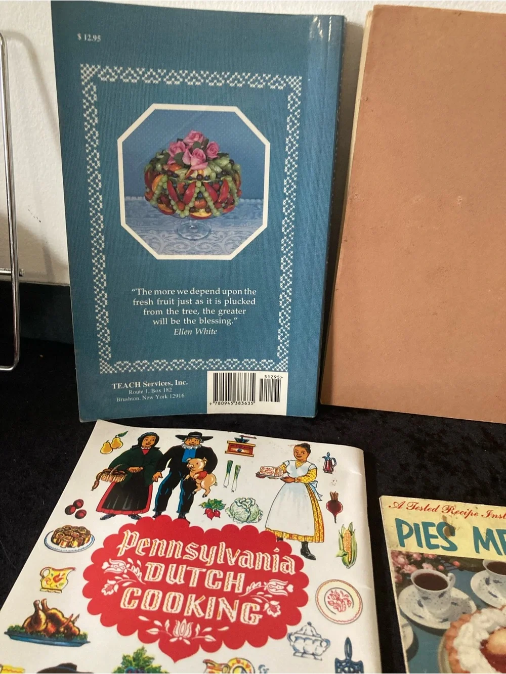 Vintage Cookbook Lot - Amish -Vegetarian - Pies & More Recipe Booklets